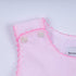 Pink princess hand smocked plaid dress