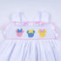 White character ruffle dress