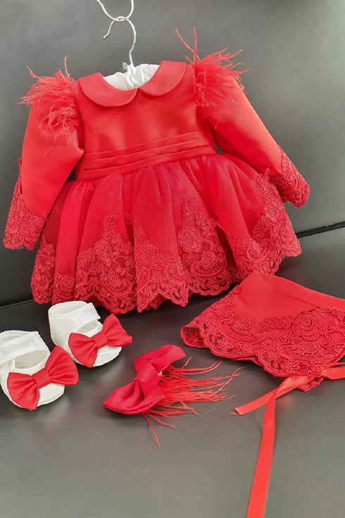 hazel-red-baby-dress-set-tha-dressing - Sophia's Style Baby & Toddler Dresses-1