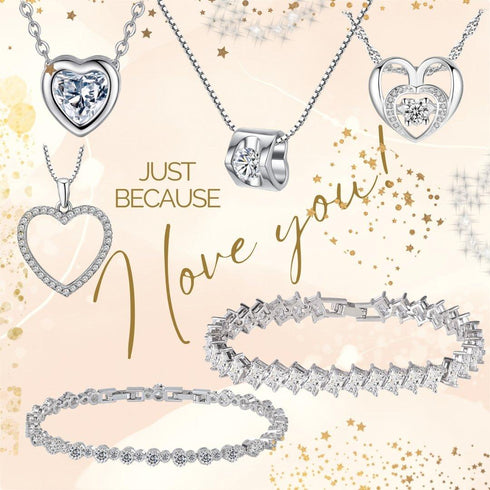 heart-cubic-zirconia-tennis-bracelet-with-marquise-cut-white-diamond-cubic-zirconia-stones-Sophia's Style-3