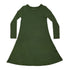 evergreen-bamboo-girls-long-sleeve-dress-bellabu-bear - Sophia's Style -2