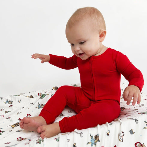winterberry-red-bamboo-convertible-footie-bellabu-bear - Sophia's Style -6