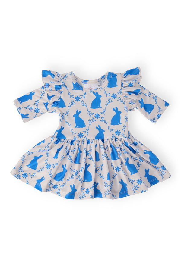 hop-til-you-drop-3-4-sleeve-twirl-flutter-bodysuit-Mila&Rose-Sophia's StyleTwirl Bodysuit - 3/4 Flutter-1