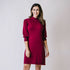 mock-neck-puff-sleeve-sweater-dress-1 Sophia's StyleDresses-1