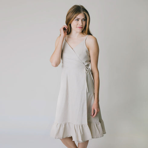 ruffle-hem-wrap-dress Sophia's StyleDresses-1