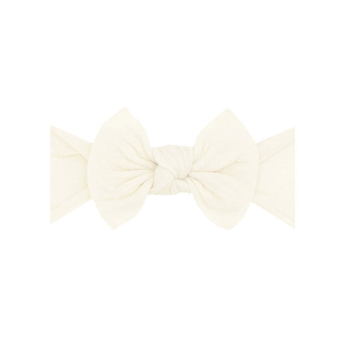 itty-bitty-knot-ivory Baby Bling Bows clips headbands - Sophia's StyleITTY BITTY KNOT-