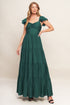 summer-milk-forest-green-woven-maxi-dress Flying Tomato - Sophia's StyleDRESSES-1