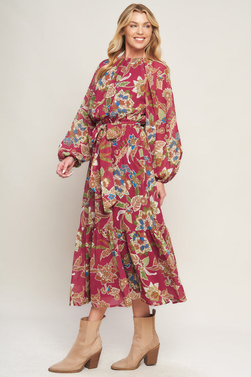 florally-chic-woven-midi-dress-1 Flying Tomato - Sophia's Style-4