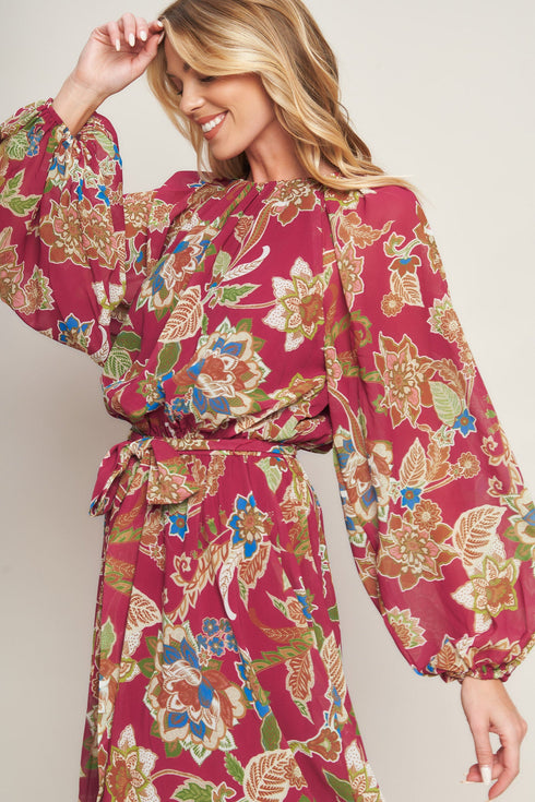 florally-chic-woven-midi-dress-1 Flying Tomato - Sophia's Style-7