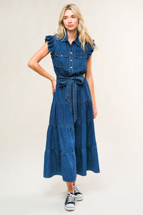 fan-favorite-woven-denim-midi-dress Flying Tomato-Sophia's Style-5