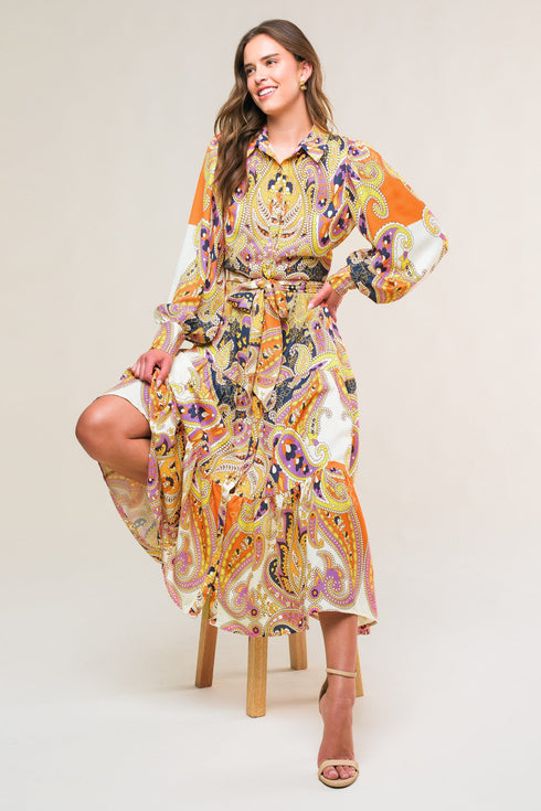 aesthetic-pose-woven-midi-dress Flying Tomato-Sophia's Style-4