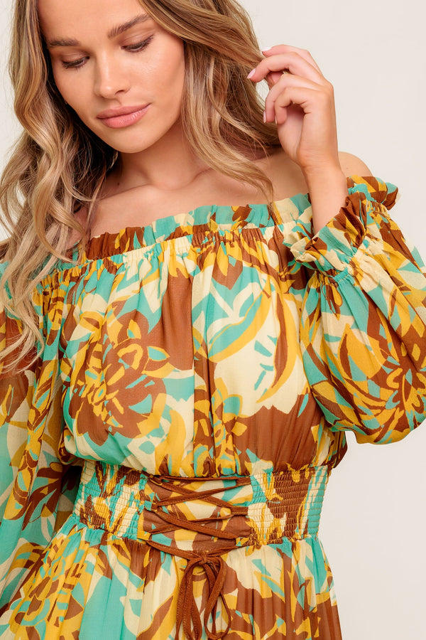 thena-secret-garden-woven-midi-dress Flying Tomato-Sophia's StyleDRESSES-1