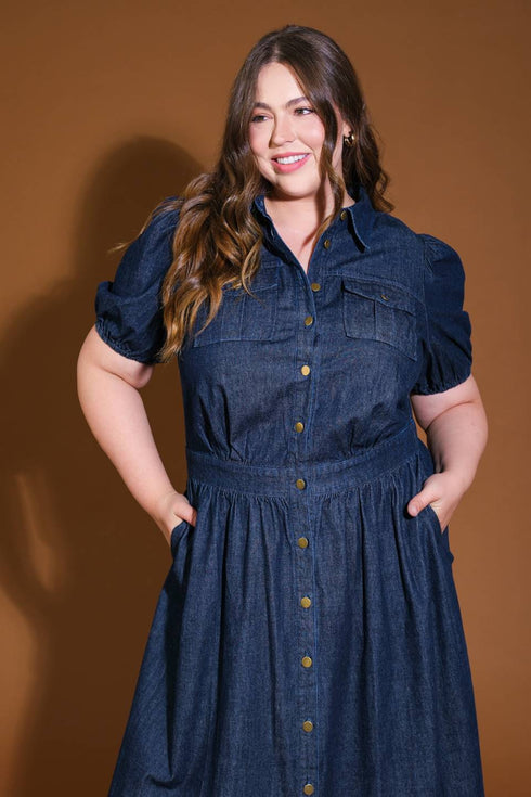 get-the-look-denim-midi-dress Flying Tomato-Sophia's Style-8