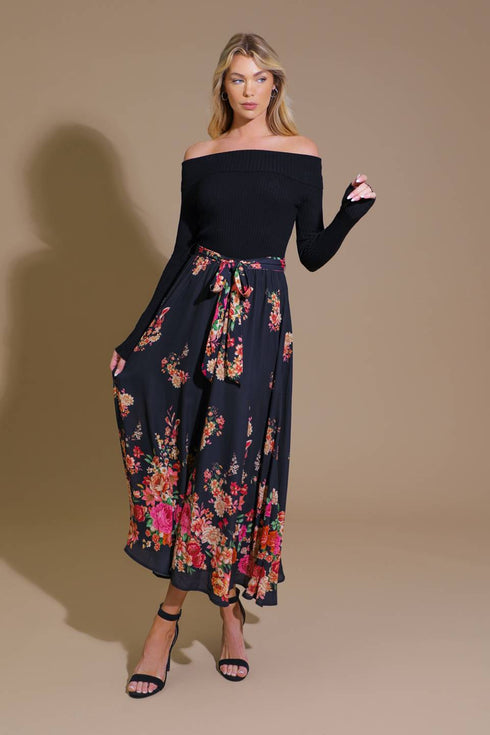 morning-song-sweater-woven-midi-dress Flying Tomato-Sophia's StyleDRESSES-1