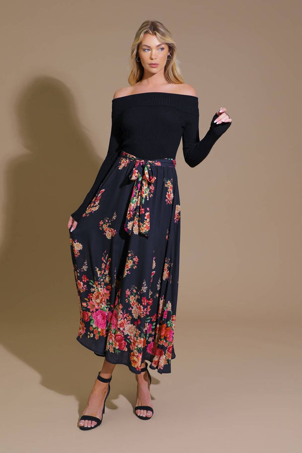 morning-song-sweater-woven-midi-dress Flying Tomato-Sophia's StyleDRESSES-1