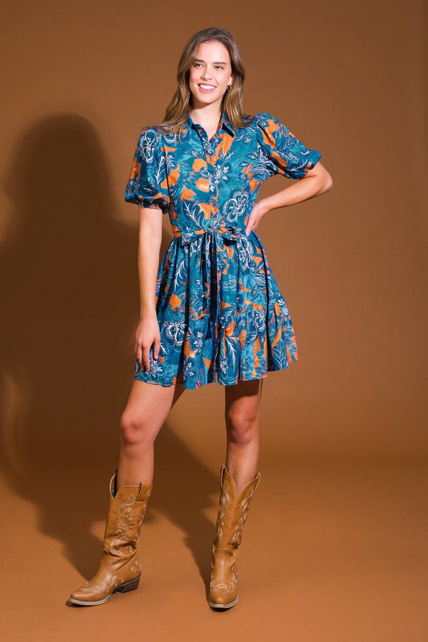 flower-girl-woven-mini-dress Flying Tomato-Sophia's StyleDRESSES-1