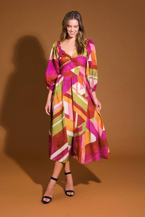 floral-cascade-woven-mini-dress Flying Tomato-Sophia's Style-3