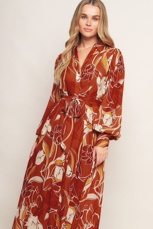 blooming-radiance-woven-midi-dress-1 Flying Tomato-Sophia's Style-5