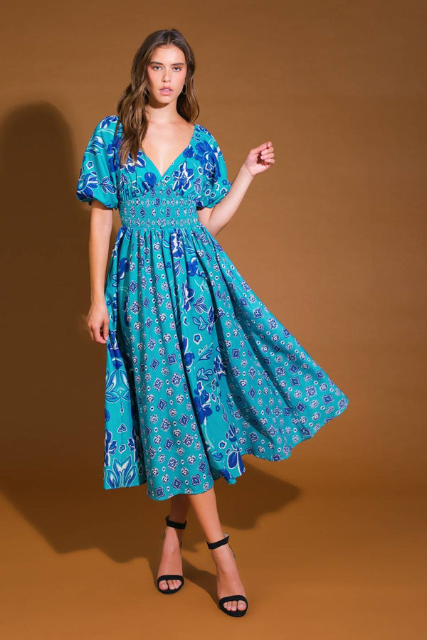 new-castle-woven-midi-dress Flying Tomato-Sophia's StyleDRESSES-1