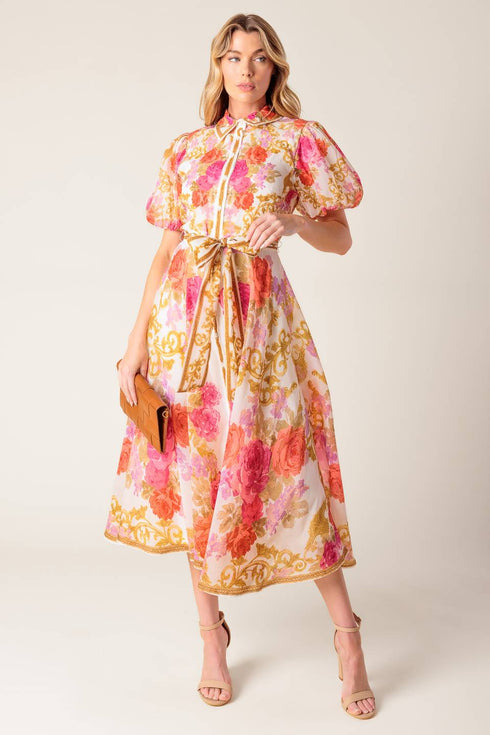 making-it-right-ivory-floral-woven-midi-dress Flying Tomato-Sophia's StyleDRESSES-1
