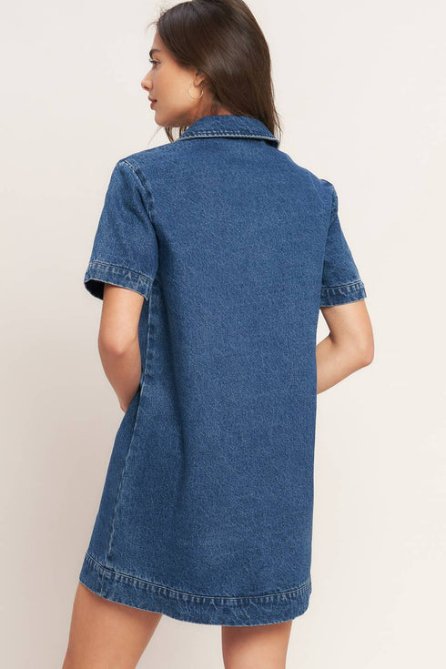 blue-canvas-denim-mini-dress-Flying-Tomato-Sophia's Style-3