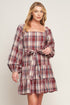 honey-hug-plaid-mini-dress Flying Tomato - Sophia's Style-5