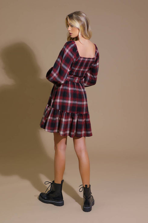 be-with-you-woven-plaid-mini-dress Flying Tomato-Sophia's Style-2