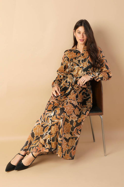 between-the-lines-woven-midi-dress Flying Tomato-Sophia's Style-4