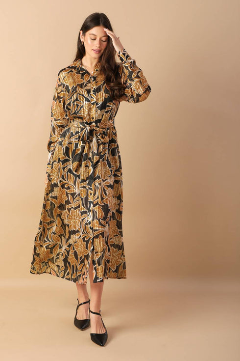 between-the-lines-woven-midi-dress Flying Tomato-Sophia's Style-5