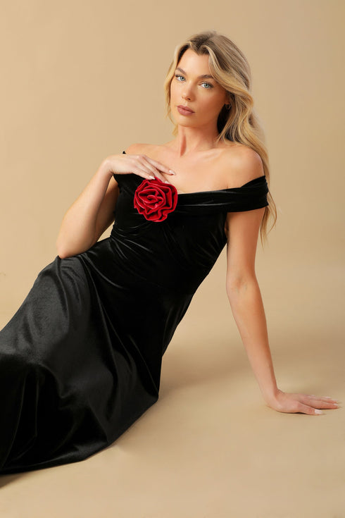 be-there-for-you-velvet-midi-dress Flying Tomato-Sophia's Style-3