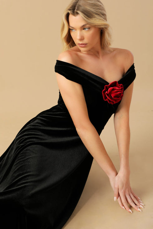 be-there-for-you-velvet-midi-dress Flying Tomato-Sophia's Style-7