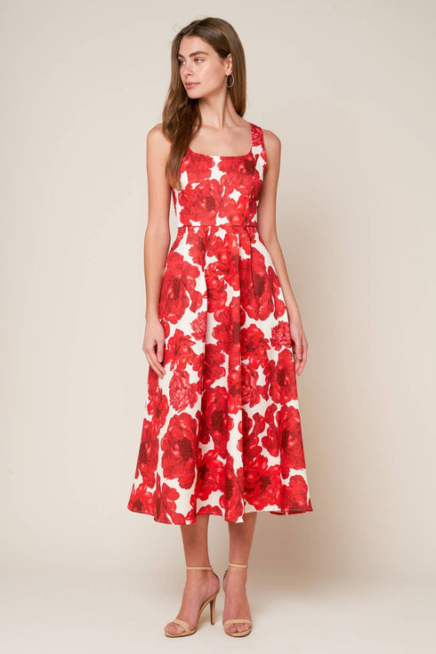 waves-of-life-woven-midi-dress Flying Tomato-Sophia's Style-3