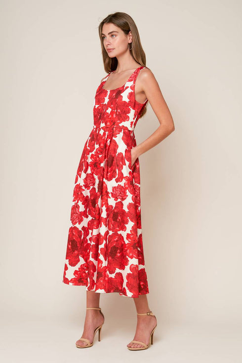 waves-of-life-woven-midi-dress Flying Tomato-Sophia's Style-6