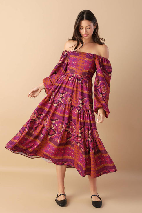 mellow-moments-woven-midi-dress Flying Tomato-Sophia's StyleDRESSES-1