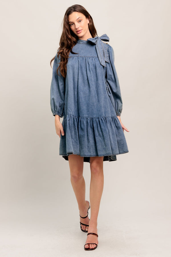 common-ground-light-weight-denim-mini-dress-1-flying-tomato-Sophia's StyleDRESSES-1