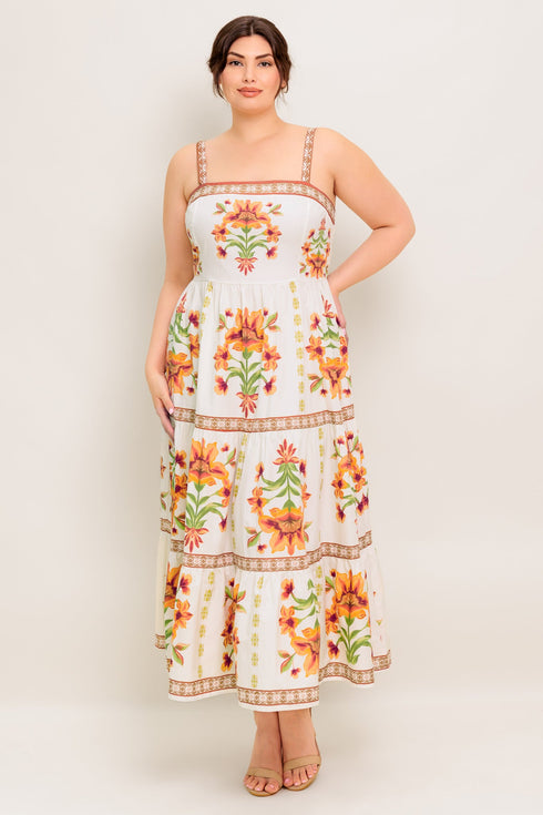 loveliest-muse-ivory-woven-midi-dress Flying Tomato-Sophia's Style-5
