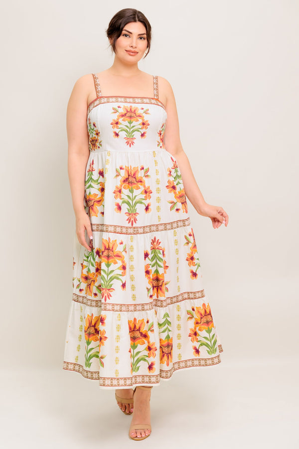 loveliest-muse-ivory-woven-midi-dress Flying Tomato-Sophia's StyleDRESSES-1