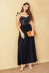 lovely-darling-black-woven-midi-dress Flying Tomato-Sophia's StyleDRESSES-1