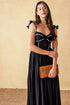 lovely-darling-black-woven-midi-dress Flying Tomato-Sophia's Style-5