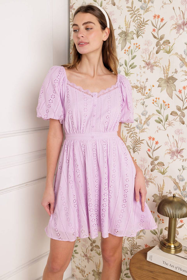 midnight-mirage-gown-woven-eyelet-mini-dress Flying Tomato-Sophia's StyleDRESSES-1