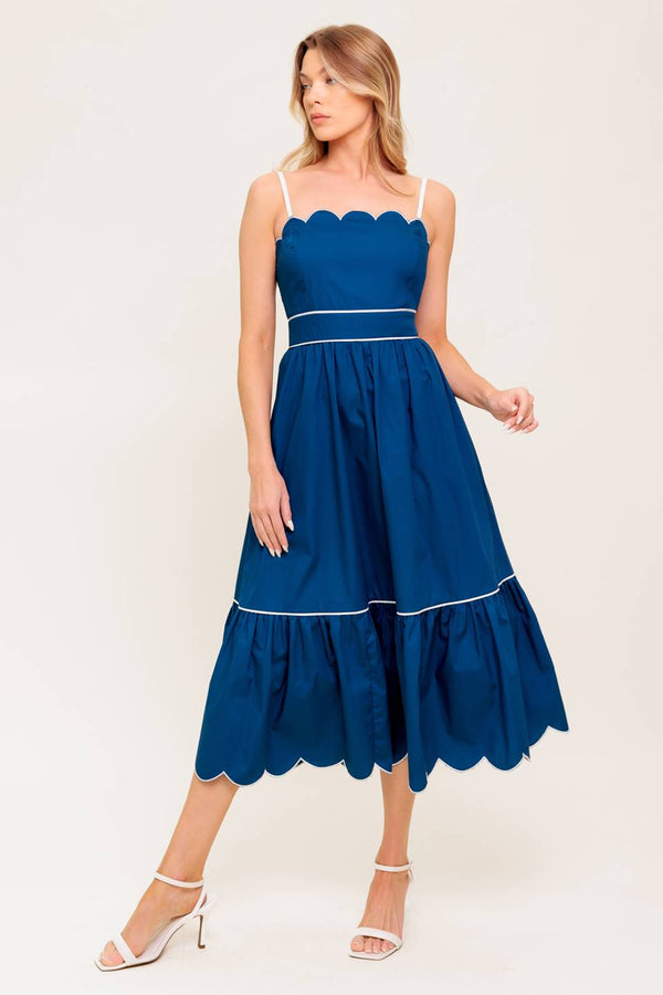 rustic-dream-navy-woven-midi-dress Flying Tomato-Sophia's StyleDRESSES-1