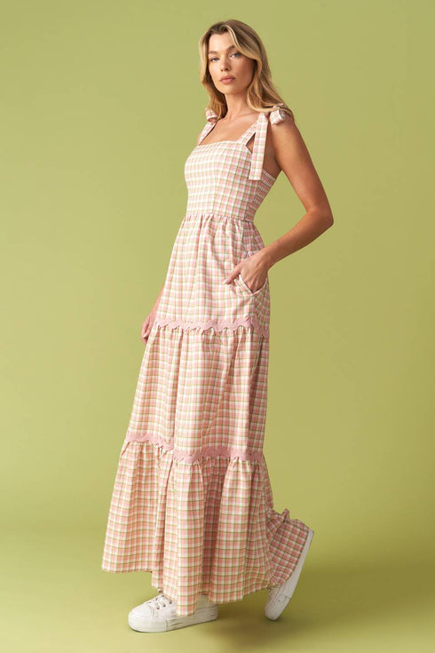 imagine-that-green-pink-plaid-midi-dress Flying Tomato-Sophia's Style-5