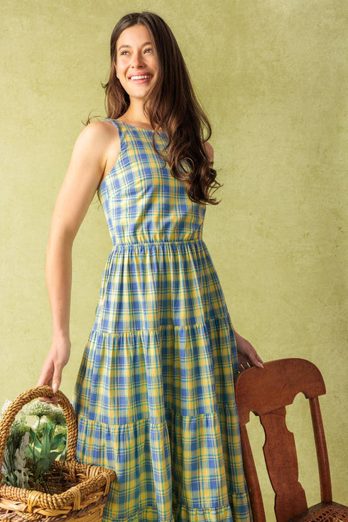 start-all-over-woven-midi-dress Flying Tomato-Sophia's Style-9