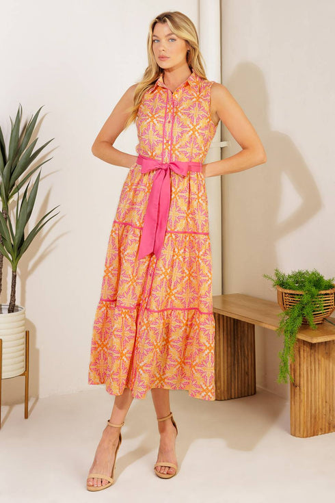 rainforest-radiance-woven-midi-dress Flying Tomato-Sophia's StyleDRESSES-1