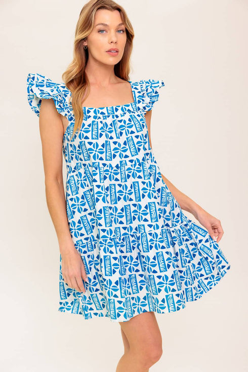 half-pass-sunset-woven-mini-dress Flying Tomato-Sophia's StyleDRESSES-1