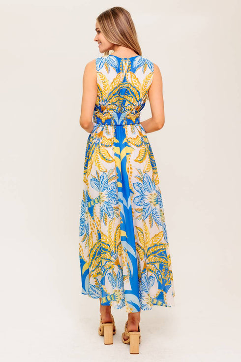 soft-meadow-blue-woven-midi-dress Flying Tomato-Sophia's Style-7