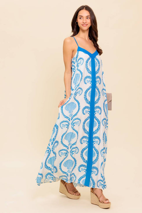 weekend-getaway-blue-woven-maxi-dress Flying Tomato-Sophia's Style-3