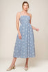 layton-ivory-blue-woven-midi-dress Flying Tomato-Sophia's Style-4