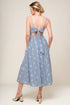 layton-ivory-blue-woven-midi-dress Flying Tomato-Sophia's Style-2