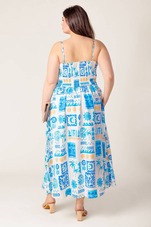 flower-girl-blue-woven-midi-dress Flying Tomato-Sophia's Style-8